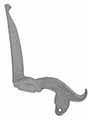 Frizzen,
wax cast steel, as cast, temper after fitting,
for L&R RPL-03, 05 replacement locks